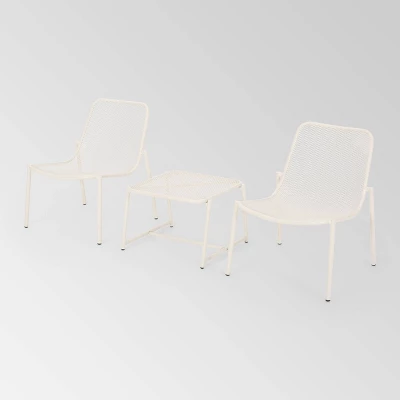 Bucknell 3pc Iron Modern Chat Set - Christopher Knight Home 8 Bucknell 3pc Iron Modern Chat Set - Christopher Knight Home - Image 8