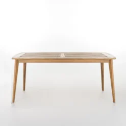 Clint 7pc Acacia And Wicker Dining Set - Teak/Brown - Christopher Knight Home -Christopher Knight Home GUEST 7de15e07 4c1d 46a5 898d 85a7a0a9a758