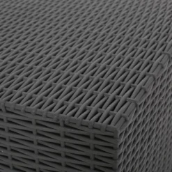 Waverly 5pc Faux Wicker Chat Set Dark Gray/Gray - Christopher Knight Home -Christopher Knight Home GUEST 7e95ddc4 c5af 456e 92b3 af57a6a1eb5d