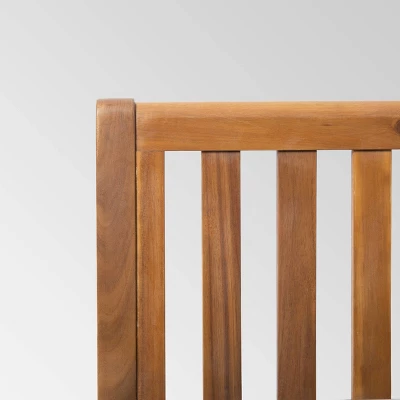 Yadira 3pc Acacia Wood Chat Set - Teak/Dark Teal - Christopher Knight Home 4 Yadira 3pc Acacia Wood Chat Set - Teak/Dark Teal - Christopher Knight Home - Image 4