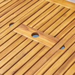 Elmar 7pc Wood & Wicker Expandable Dining Set - Natural/Brown/Cream - Christopher Knight Home -Christopher Knight Home GUEST 800a3a71 c5eb 4145 af2b 1fd1ab77e8b8