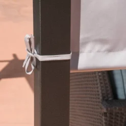 Lawrence 10' X 10' Steel Gazebo - Gray - Christopher Knight Home -Christopher Knight Home GUEST 80c48a7f 5c2b 47a4 8942 54dd90b871d4