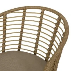 Randy 2pk Outdoor Wicker Chairs With Cushions - Light Brown/Beige - Christopher Knight Home -Christopher Knight Home GUEST 82395098 a146 4d6b bd47 a0a760def8f1