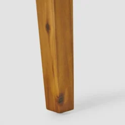 2pc Hampton Wood And Wicker Patio Loveseat And Coffee Table Set Gray - Christopher Knight Home -Christopher Knight Home GUEST 83eb19ec 448c 4df1 8703 6e87b3fc8805