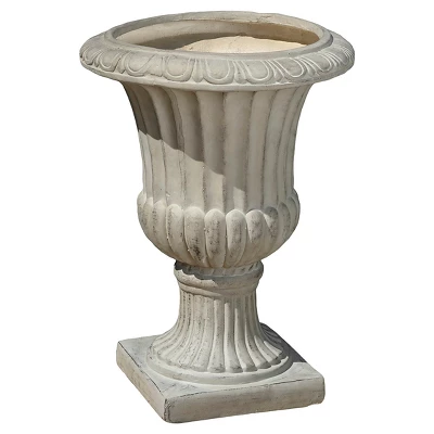 Christopher Knight Home 20" Wide Fiberglass Urn Planter 5 Christopher Knight Home 20" Wide Fiberglass Urn Planter - Image 5