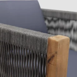 Laurel 2pc Acacia Wood Loveseat Set Teak/Gray - Christopher Knight Home -Christopher Knight Home GUEST 876795da 681c 4a0c a20a adb54e4ad894