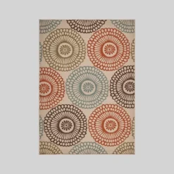 Seastar Medallion Outdoor Rug Ivory - Christopher Knight Home -Christopher Knight Home GUEST 8961d1ff 1066 4cd1 a9eb c42368bce283