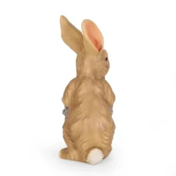 Christopher Knight Home 16" Wide Tooke Concrete Outdoor Novelty Rabbit Planter White/Brown -Christopher Knight Home GUEST 8a3edd07 c60a 466d 8565 96f5cf0ce270