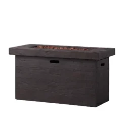 Custer Outdoor Rectangular Fire Pit - Brown - Christopher Knight Home 9 Custer Outdoor Rectangular Fire Pit - Brown - Christopher Knight Home -Christopher Knight Home GUEST 8c4a4946 7f2d 4fb6 ada3 723d71592bc6