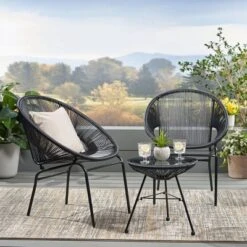 Nusa 3pc Faux Rattan Chat Set - Christopher Knight Home 11 Nusa 3pc Faux Rattan Chat Set - Christopher Knight Home -Christopher Knight Home GUEST 8d489f55 40a9 485a 9d79 2456a2927e9f