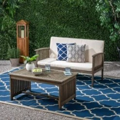 Carolina 2pc Acacia Loveseat And Coffee Table - Christopher Knight Home 9 Carolina 2pc Acacia Loveseat And Coffee Table - Christopher Knight Home -Christopher Knight Home GUEST 8f328461 8323 4834 8d12 de8bf62a7aef