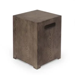 Senoia Outdoor Rectangular Fire Pit With Tank Holder - Brown - Christopher Knight Home -Christopher Knight Home GUEST 8fcceda3 7259 4eb6 88f5 a24323e05393