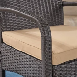 Cordoba 6pc Wicker Conversation Set - Brown/Tan - Christopher Knight Home -Christopher Knight Home GUEST 932c42c2 794e 4f13 aa95 f5ade3f8bf65