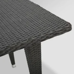 Celeste 5pc Wicker Dining Set - Gray/Light Gray - Christopher Knight Home -Christopher Knight Home GUEST 9580630c 52b8 49a7 a8c6 89a160c67c83