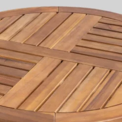 Westbridge 3pc Acacia Wood Bistro Set - Teak - Christopher Knight Home -Christopher Knight Home GUEST 95a4f95c 256a 486b a1d4 98d170e37ee5