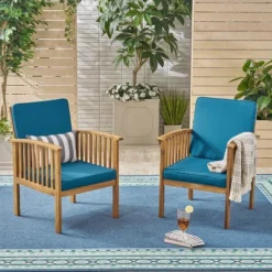 Casa 2pk Acacia Club Chairs - Christopher Knight Home -Christopher Knight Home GUEST 966cb3b8 109d 4eea be80 e510a2a1020e