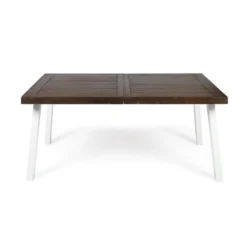 Della Rectangle Acacia Dining Table - Christopher Knight Home -Christopher Knight Home GUEST 9de428d2 1e72 43c6 add3 e1242f8b0cfa