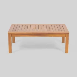 4pc Leah Acacia Wood Patio Chat Set Dark Teal - Christopher Knight Home -Christopher Knight Home GUEST 9ebac75b eed1 4c9a ae9c 40fbd8d5d2b0