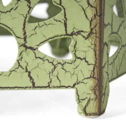 Eliana 14" Sunburst Outdoor Patio Iron Side Table - Crackle Teal - Christopher Knight Home -Christopher Knight Home GUEST 9f2b7da6 0345 49e9 beac a2ac3965df1e 1