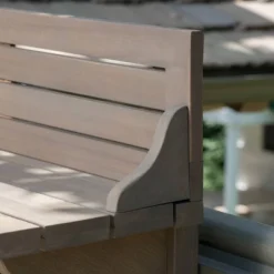 Caribbean 3pc Acacia Wood Patio Bar Set - Gray - Christopher Knight Home -Christopher Knight Home GUEST 9fa868eb 5db2 46bd 9010 a3932fdedb19