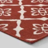 Tallevast Trellis Outdoor Rug Red/Ivory - Christopher Knight Home