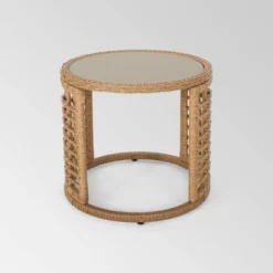 Perkins 3pc Wicker Modern Boho Chat Set - Light Brown - Christopher Knight Home 8 Perkins 3pc Wicker Modern Boho Chat Set - Light Brown - Christopher Knight Home -Christopher Knight Home GUEST a078c0fc d7dc 488d 8194 73dbcac7642c