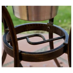 Angeles 3pc Cast Aluminum Bistro Set - Copper - Christopher Knight Home -Christopher Knight Home GUEST a155ff2b feb7 43bb a905 454224774f09