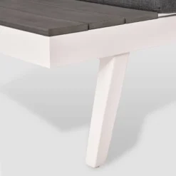 3pc Irma Aluminum Patio Sofa Sectional - White - Christopher Knight Home -Christopher Knight Home GUEST a172d750 f76b 4c40 a006 e9e92cee7d6a