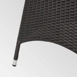 Hillhurst 5pc Wicker Round Dining Set Gray - Christopher Knight Home -Christopher Knight Home GUEST a2dbb0a0 06b9 4d00 8d75 c015e0d44692