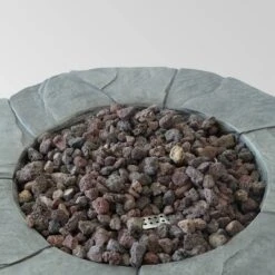 Angeles Outdoor Circular Fire Pit - Gray - Christopher Knight Home -Christopher Knight Home GUEST a47e1565 8ad1 414e 83c1 a4cc09748641