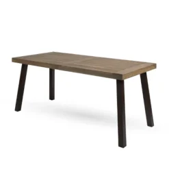 Della Rectangle Acacia Dining Table - Christopher Knight Home -Christopher Knight Home GUEST a4a3a1a6 ef8e 4478 9873 321d69922f94
