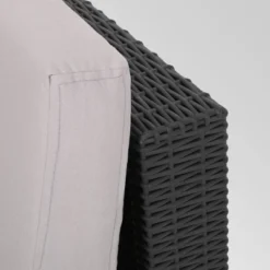 Waverly 5pc Faux Wicker Sectional Set Dark Gray/Gray - Christopher Knight Home -Christopher Knight Home GUEST a4b5d1e3 7d56 4a1b a2ef 1167541a32e0