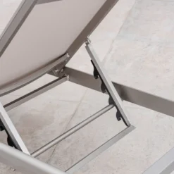 Cape Coral 16pc Aluminum Estate Collection With Fire Pit - Silver/Clear/Khaki/Light Gray - Christopher Knight Home -Christopher Knight Home GUEST a4c1e70b 97a8 400d af23 6b564dd9e0c7