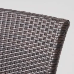 Newcastle 7pc Wood & Wicker Dining Set - Dark Brown - Christopher Knight Home -Christopher Knight Home GUEST a517bb6a d944 4c03 91ef 965718f90bc7