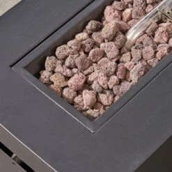 Thasos 10pc Acacia U-Shaped Farmhouse Sectional Sofa Set With Fire Pit - Gray - Christopher Knight Home -Christopher Knight Home GUEST a5327f6d 9909 4287 a252 6f8458a6ee3b 1