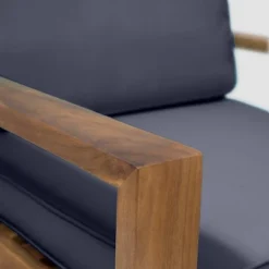 Santa Ana 4pc Acacia Wood Chat Set - Teak/Dark Gray - Christopher Knight Home -Christopher Knight Home GUEST a53df952 7840 46f3 9557 af95a9a21eb4