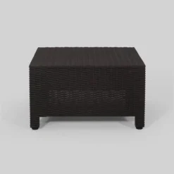 Waverly 6pc All Weather Faux Wicker Sectional Sofa Set - Brown/Beige - Christopher Knight Home -Christopher Knight Home GUEST a6eb8117 b63a 484c b10c 5ff526c35786