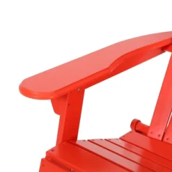 Malibu Outdoor Acacia Wood Adirondack Chair Red - Christopher Knight Home -Christopher Knight Home GUEST a8e2ec87 a924 44df 89bb dfcd8afa19e1