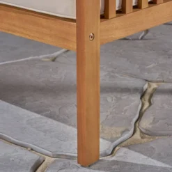 Carolina Acacia Wood Patio Sofa Teak - Christopher Knight Home -Christopher Knight Home GUEST aad45312 7d8b 4c45 8149 02634213fe05