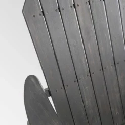 Malibu Acacia Wood Adirondack Rocking Chair Dark Gray - Christopher Knight Home -Christopher Knight Home GUEST ac4ef911 1a1e 4f5a a5b9 0ffc00dd191f