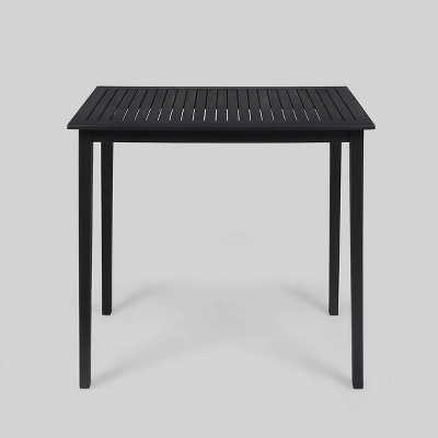 Polaris 3pc Wood And Wicker 45" Rectangular Bar Set Dark Gray - Christopher Knight Home 6 Polaris 3pc Wood And Wicker 45" Rectangular Bar Set Dark Gray - Christopher Knight Home - Image 6