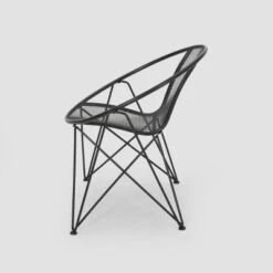 Georgia 2PK Iron Modern Club Chair - Christopher Knight Home -Christopher Knight Home GUEST adc43db6 348d 4dbe a049 bf5200dfc818