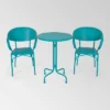 Palm Desert 3pc Iron Modern Bistro Set - Christopher Knight Home