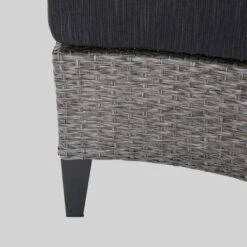 Navagio 5pc Wicker Sofa Set Gray/Dark Gray - Christopher Knight Home -Christopher Knight Home GUEST b04b0c53 febd 498c 8d95 4441d9da2b45