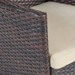 9pc Bragdon Aluminum Wicker Patio Dining Set Black - Christopher Knight Home -Christopher Knight Home GUEST b04d2f58 f9c1 4ee3 9bd9 7e3c59d6a6c7