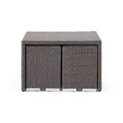 Santa Rosa 8pc Wicker & Aluminum Sofa Dining Set - Gray/Silver - Christopher Knight Home -Christopher Knight Home GUEST b278a72c d861 4ce7 a8ae b172232b9a7f 1