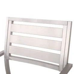 Cape Coral 5pc Aluminum & Tempered Glass Dining Set - Silver - Christopher Knight Home -Christopher Knight Home GUEST b2b1ed9a 474d 4e97 a9af 891a009a86c7