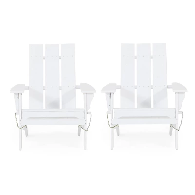 2pk Zuma Outdoor Acacia Wood Foldable Adirondack Chairs - Christopher Knight Home 12 2pk Zuma Outdoor Acacia Wood Foldable Adirondack Chairs - Christopher Knight Home - Image 12