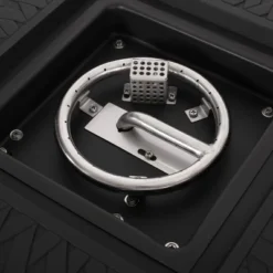 Aspen Outdoor Square Aluminum Fire Pit - Matte Black - Christopher Knight Home -Christopher Knight Home GUEST b4e7c021 3dcd 4041 9179 fdba4208dcbe