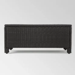 Puerta 5pc Wicker Sofa Chat Set - Dark Brown/Beige - Christopher Knight Home -Christopher Knight Home GUEST b7be0e4e cb2e 4bde b91a 920147605c24